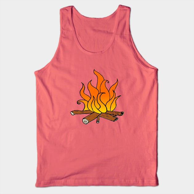 Campfire Tank Top by wanungara